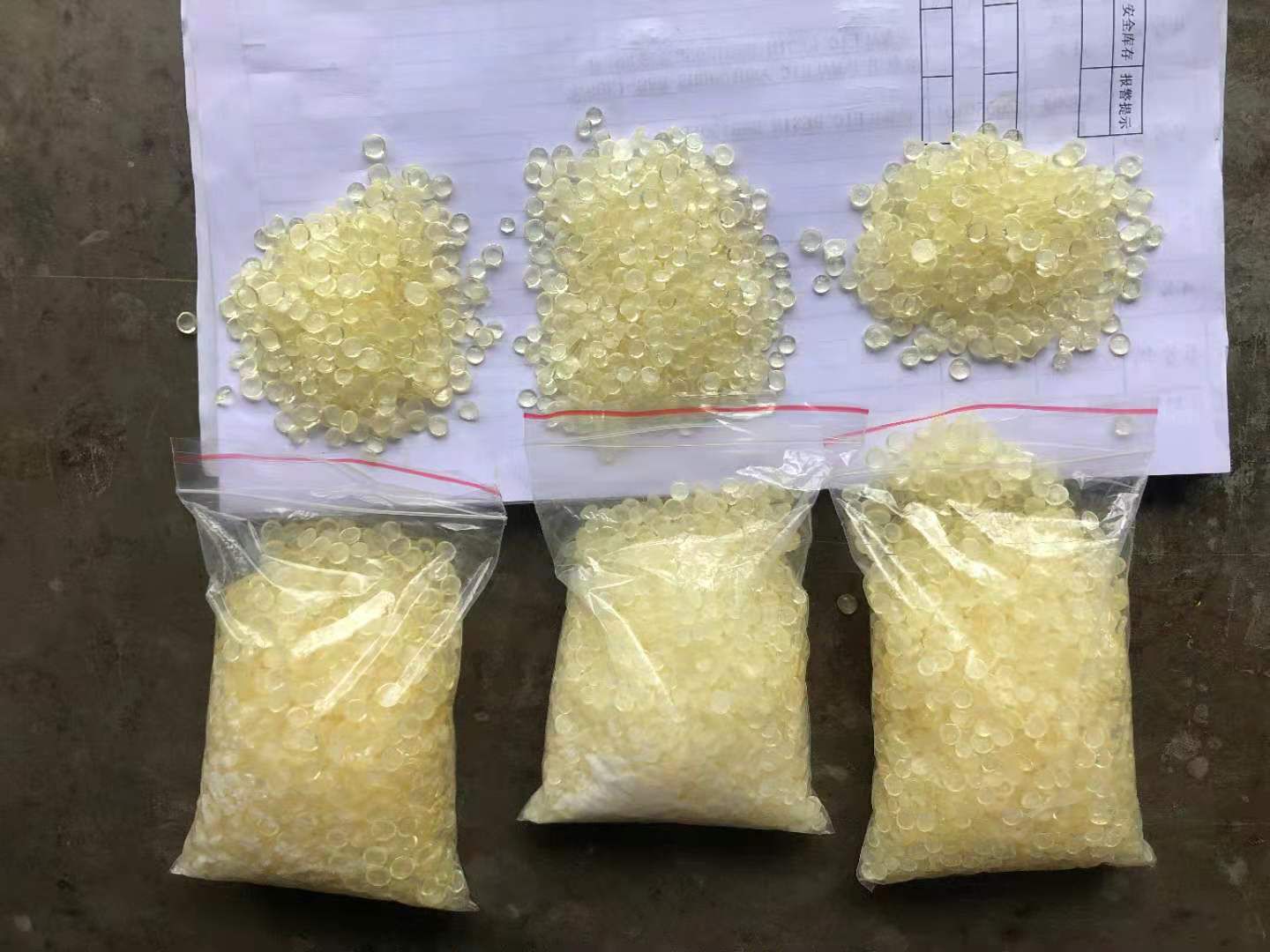ขัดสนที่มีจุดอ่อนตัวสูงสำหรับสีทาถนนเทอร์โมพลาสติก